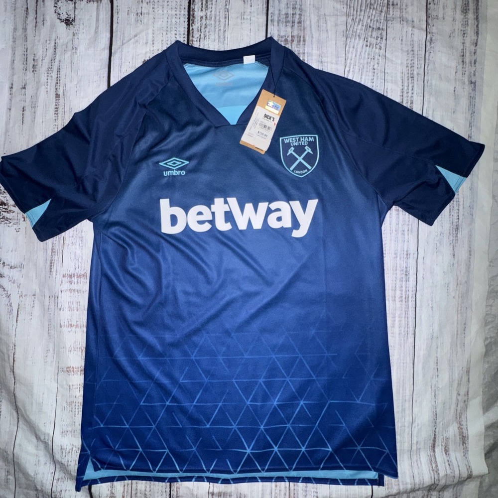 West Ham United Men's XL Soccer Jersey Umbro NWT 23/24 WHUFC Edson Álvarez FIFA